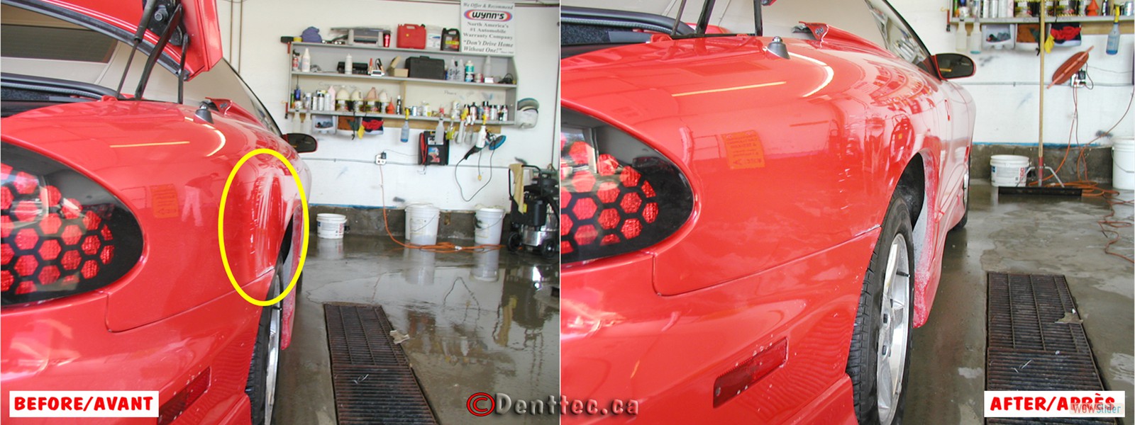 Dent removal shop